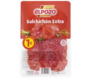 SALCHICHON EXTRA 85GRS (EL POZO)